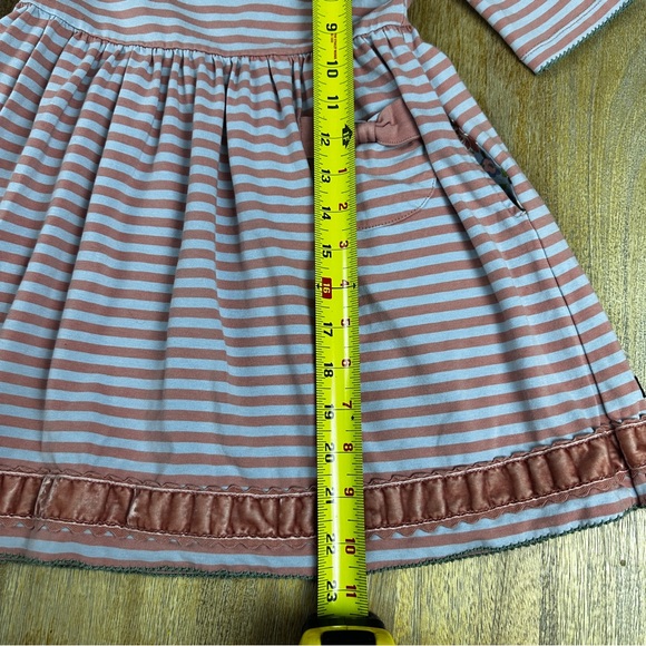 Matilda Jane Pink and Blue Striped Dress - Picture 4 of 8